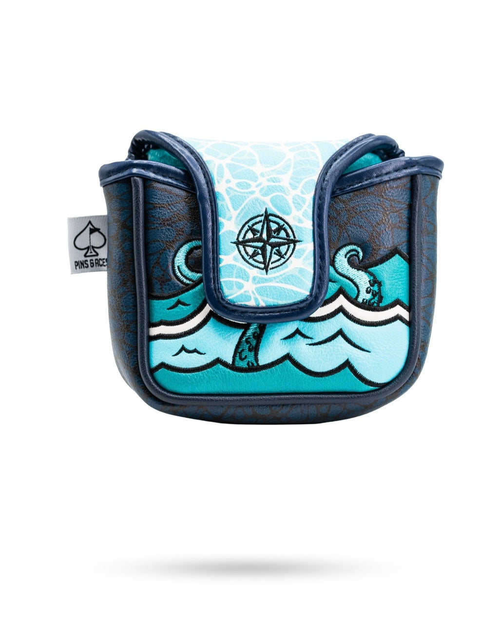 Kraken - Mallet Putter Cover - Black Girl Golf