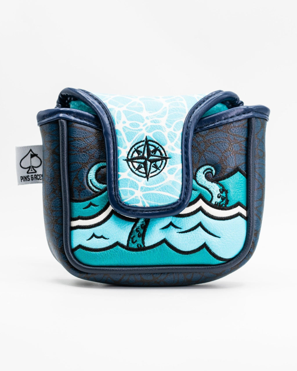 Kraken - Mallet Putter Cover - Black Girl Golf