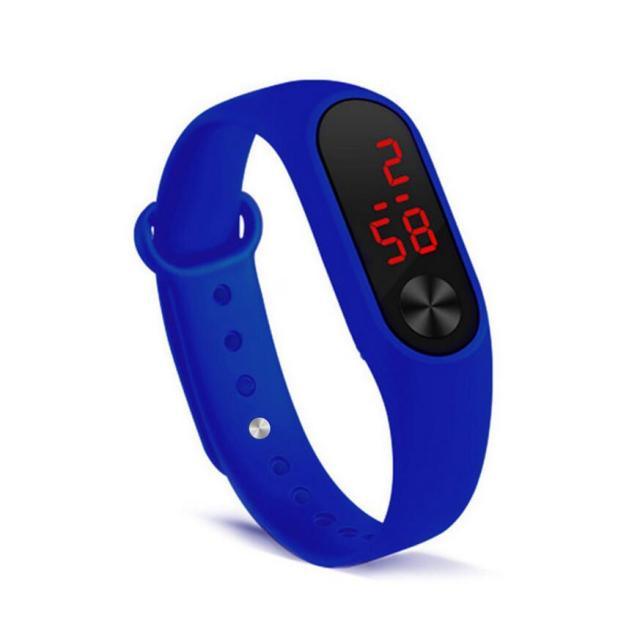 LED Sports Watches Women Silicone Electronic Digital Watch Student Wrist Bracelet LED Digital Silicone Strap Creative Hand Ring Electronic Watch Suitable For Women Men Student Kids - Black Girl Golf