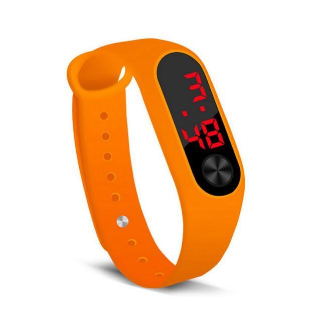 LED Sports Watches Women Silicone Electronic Digital Watch Student Wrist Bracelet LED Digital Silicone Strap Creative Hand Ring Electronic Watch Suitable For Women Men Student Kids - Black Girl Golf