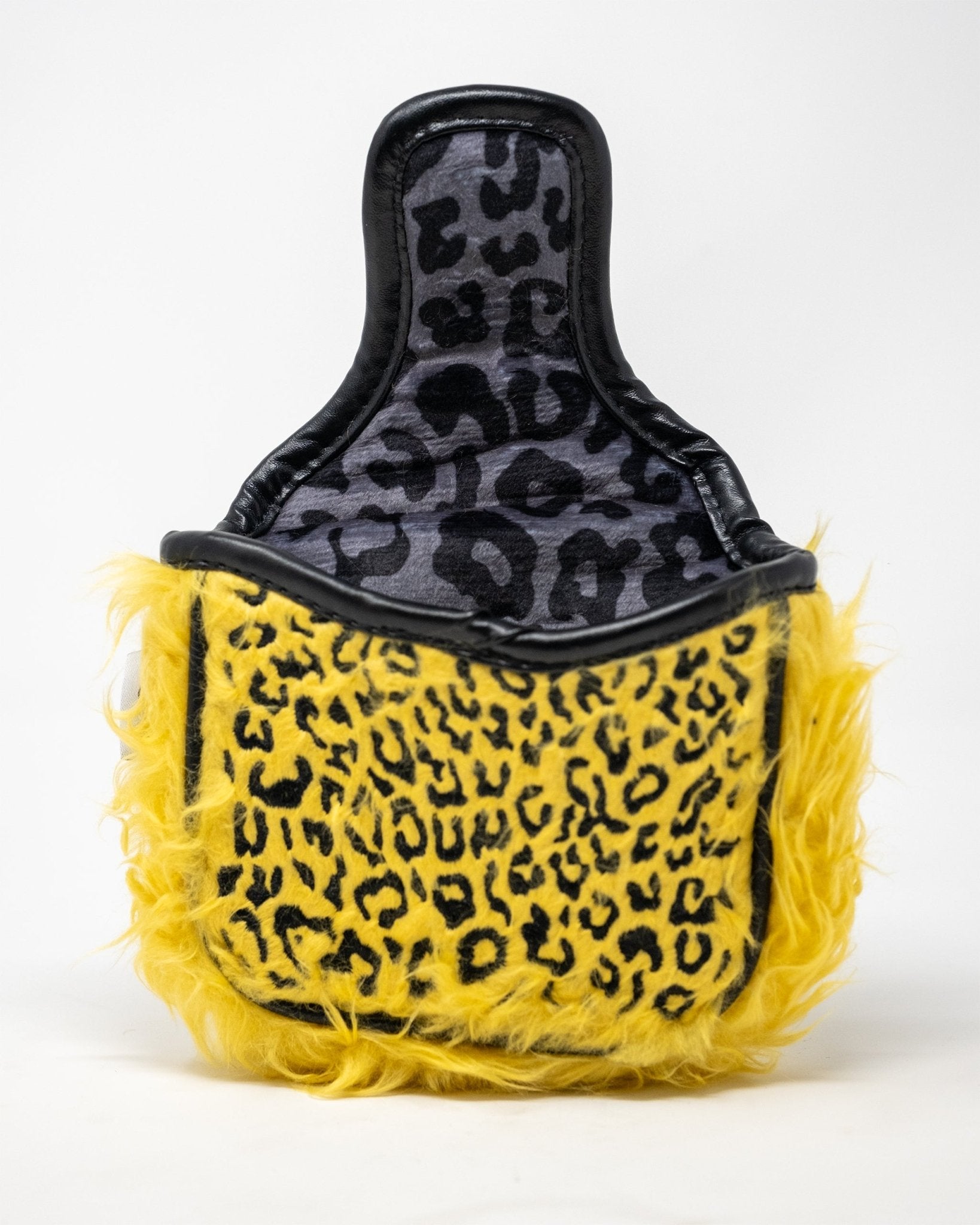 Leopard - Mallet Putter Cover - Black Girl Golf