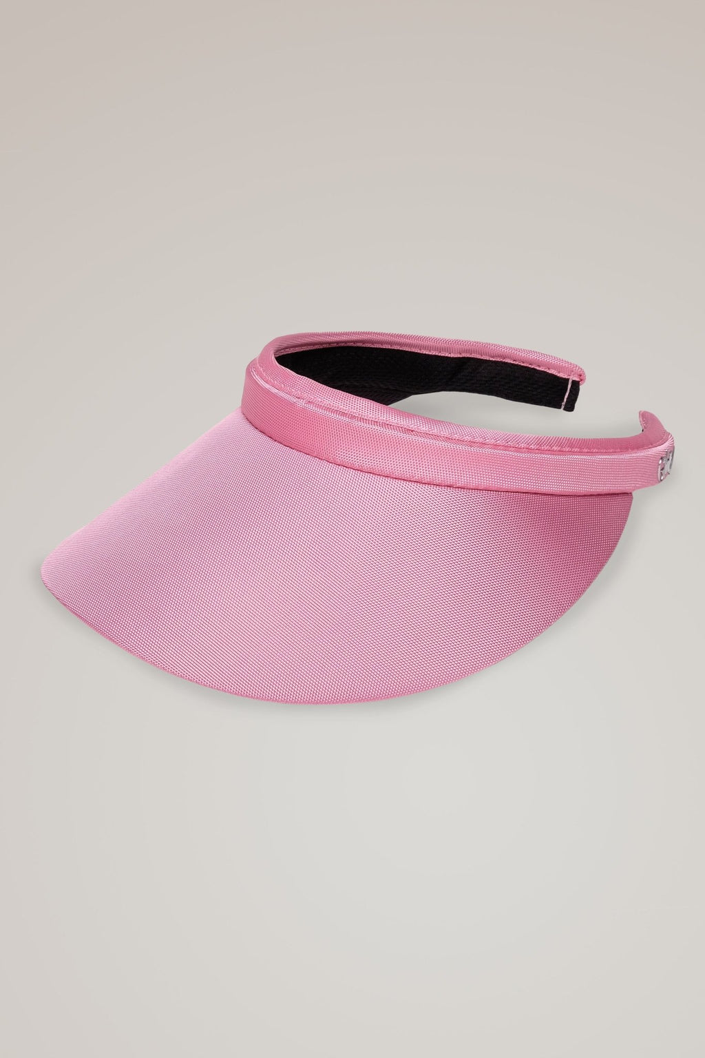 Light Pink Slide On Visor - Black Girl Golf