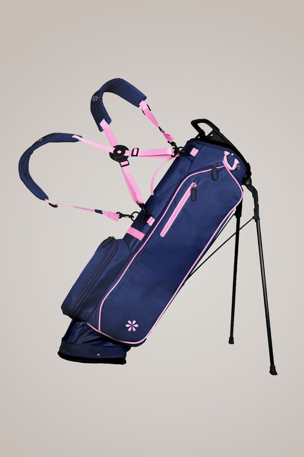 Lightweight Carry Stand Bag in Navy - Black Girl Golf