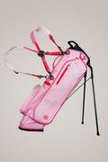 Lightweight Carry Stand Bag in Pink - Black Girl Golf