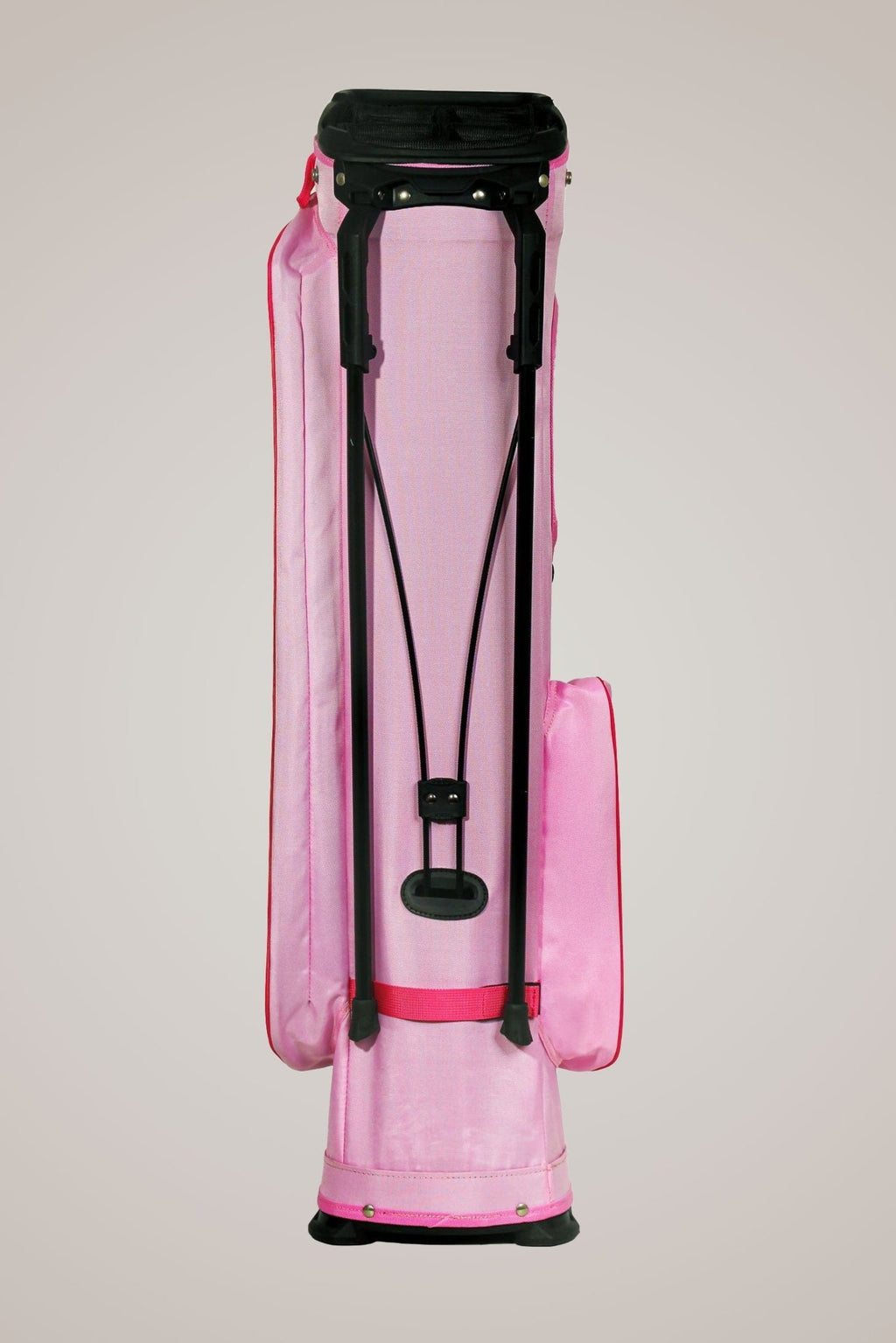 Lightweight Carry Stand Bag in Pink - Black Girl Golf