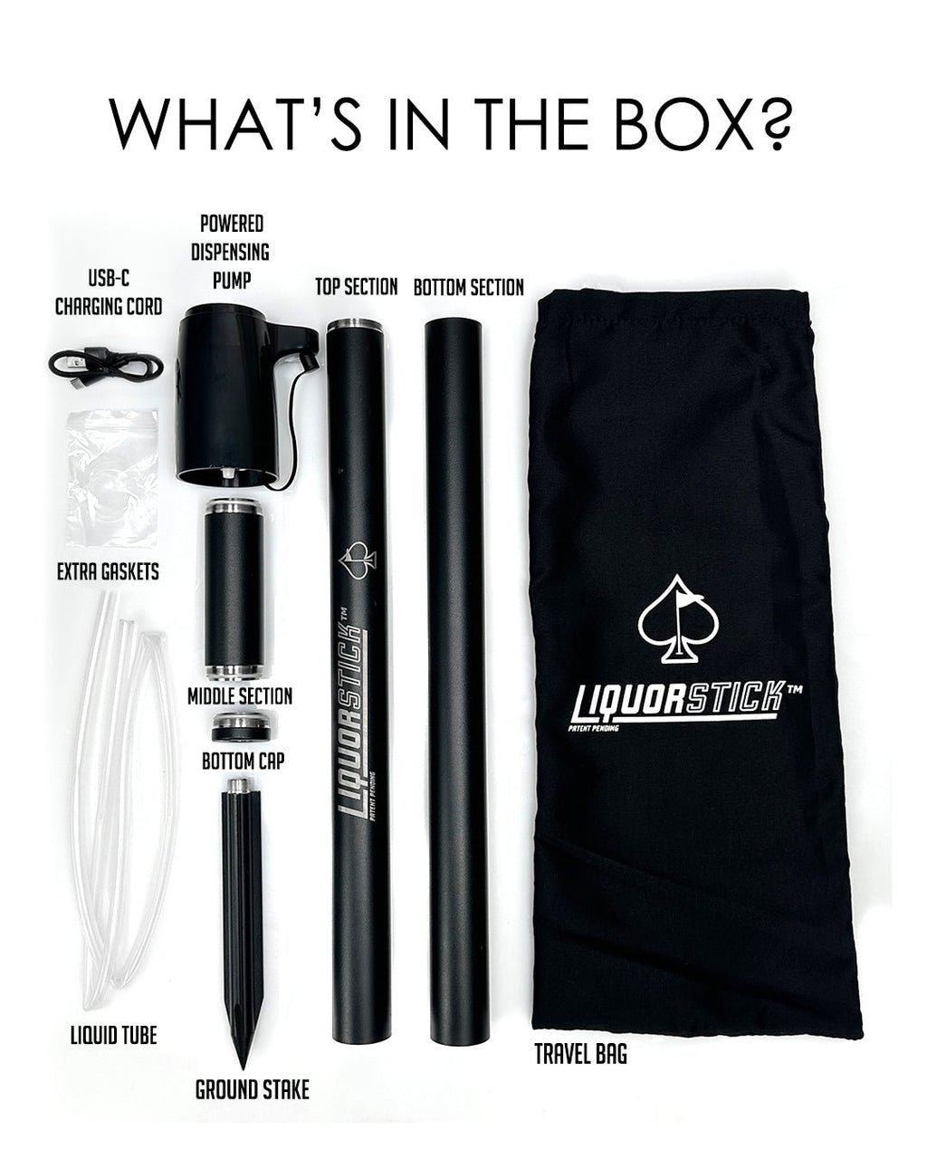 LiquorStick® 3.0 - Black - Black Girl Golf