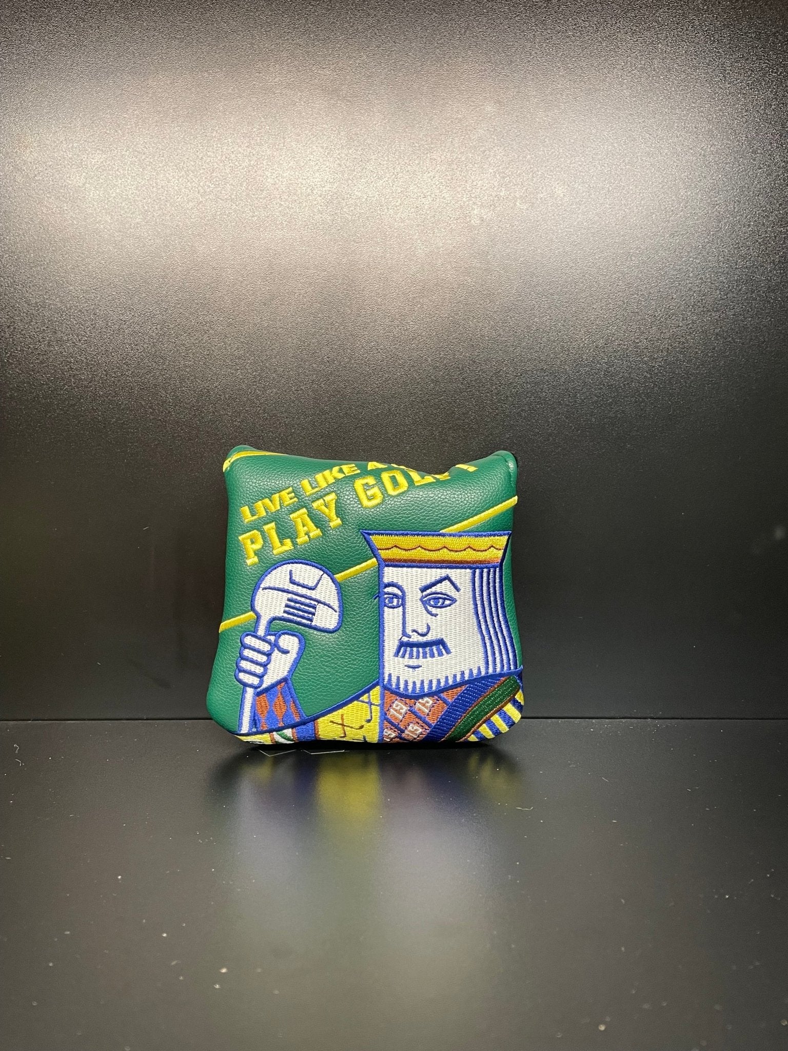 Live Like a King Headcover - Black Girl Golf