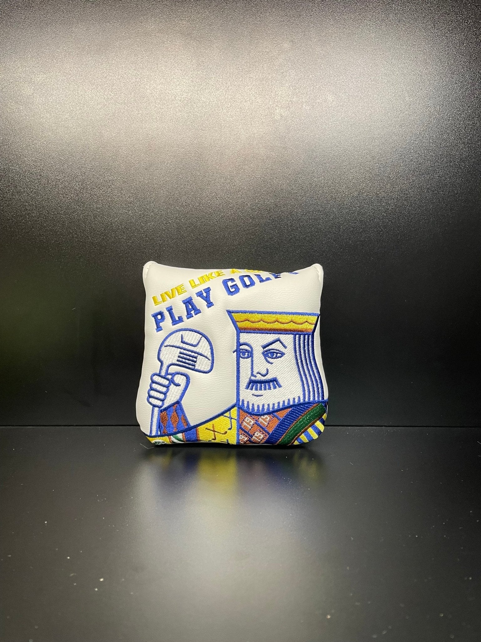 Live Like a King Headcover - Black Girl Golf