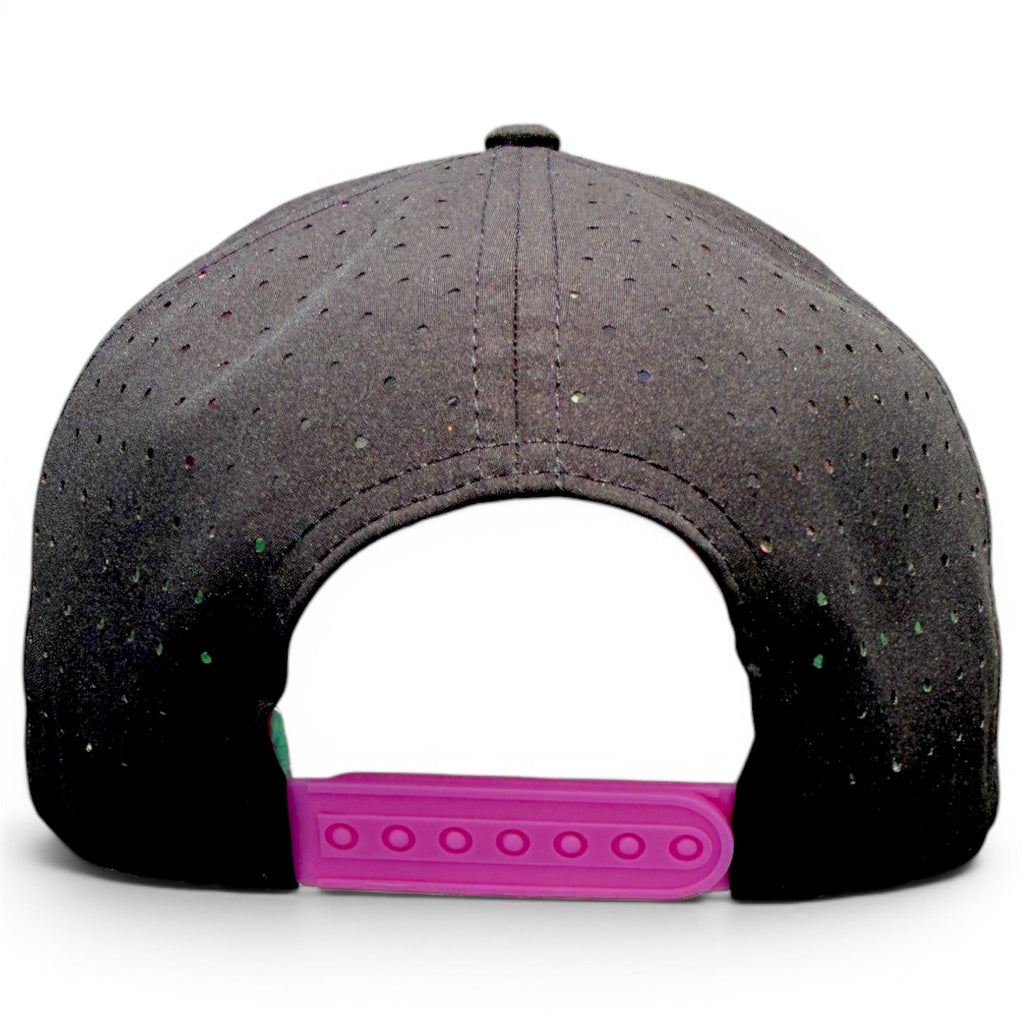 Logie Joe’s "Classic" Golf Hat | Snapback Cap | Built - in Magnetic Ball Marker Holder + Marker Included | Adjustable Script Logo - Black Girl Golf