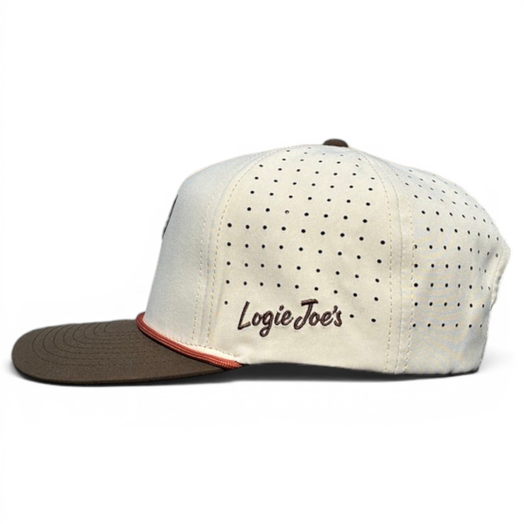 Longhorn Golf Hat | Snapback Cap | Built - in Magnetic Ball Marker Holder + Marker Included | Adjustable Tan Bull Skull - Black Girl Golf