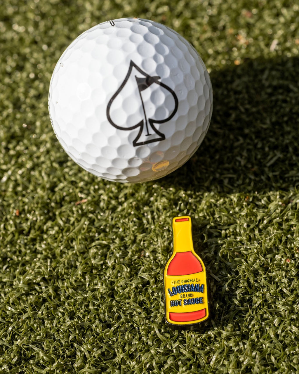 Louisiana Hot Sauce Ball Marker - Black Girl Golf