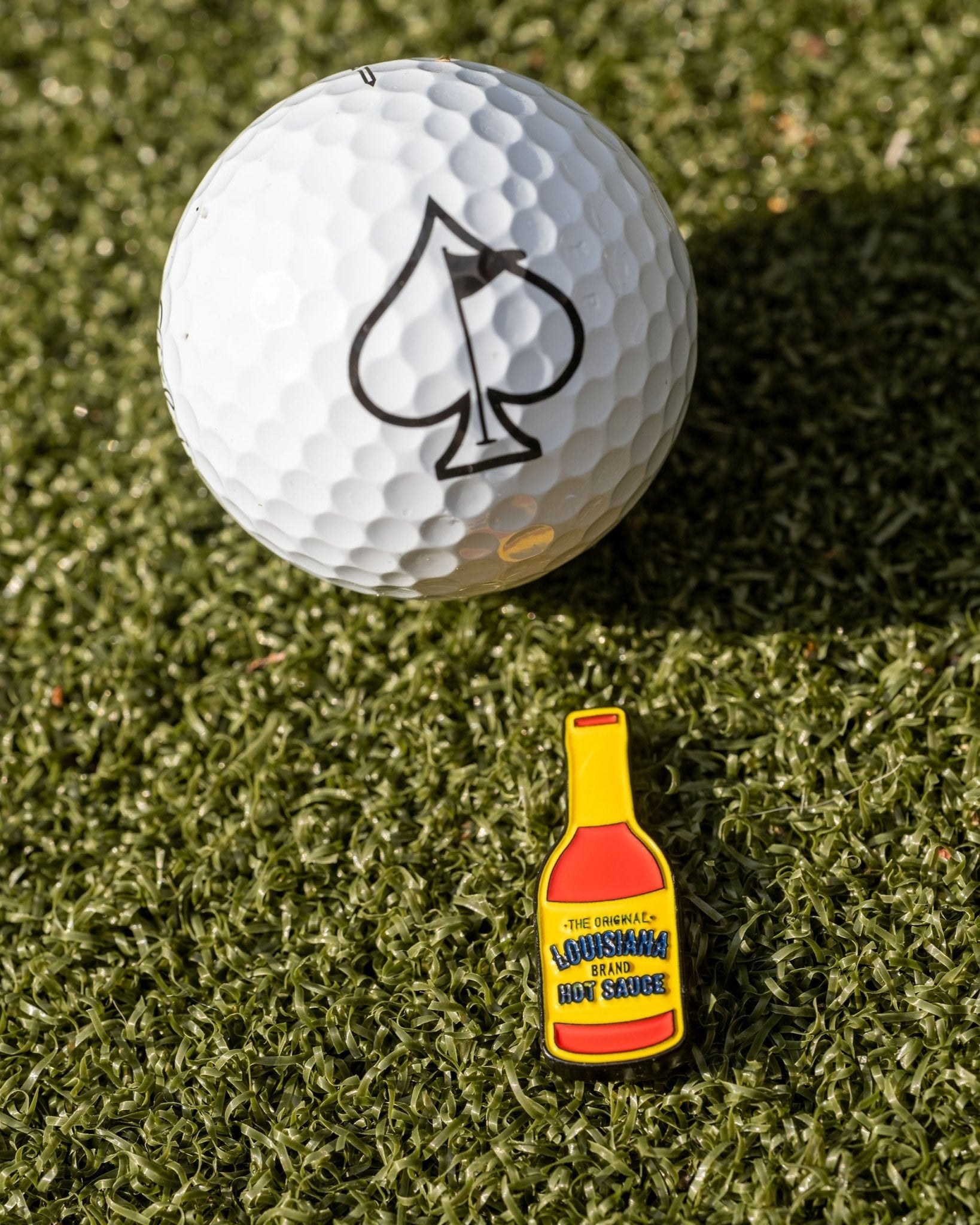 Louisiana Hot Sauce Ball Marker - Black Girl Golf