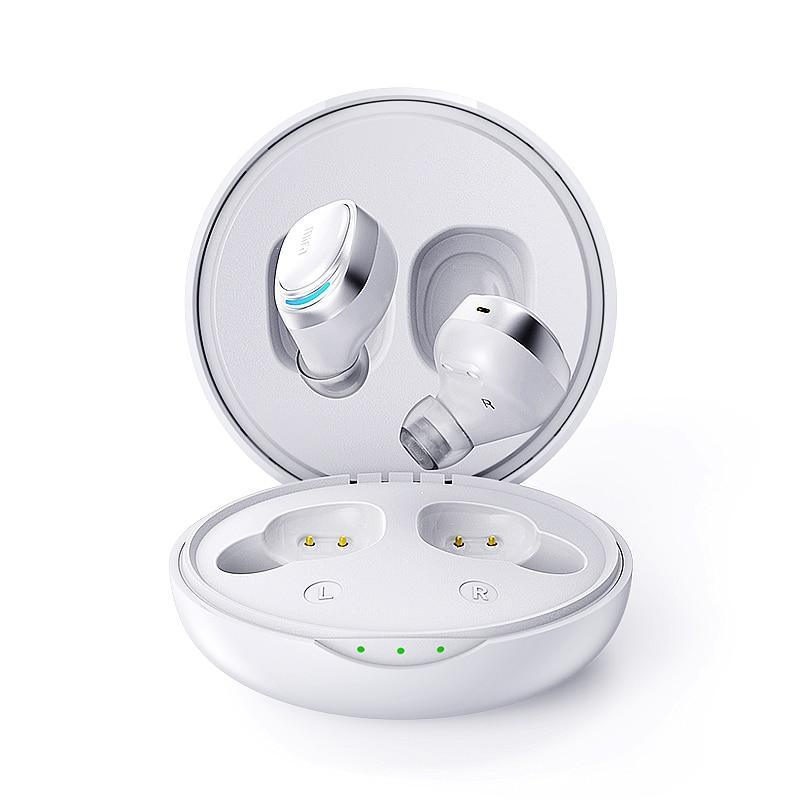 Luxury Earbuds Wireless Bluetooth Earphones Touch Control Stereo Cordless Headset For Android and IOS Smart Phone Headphones With Charging Box - Black Girl Golf