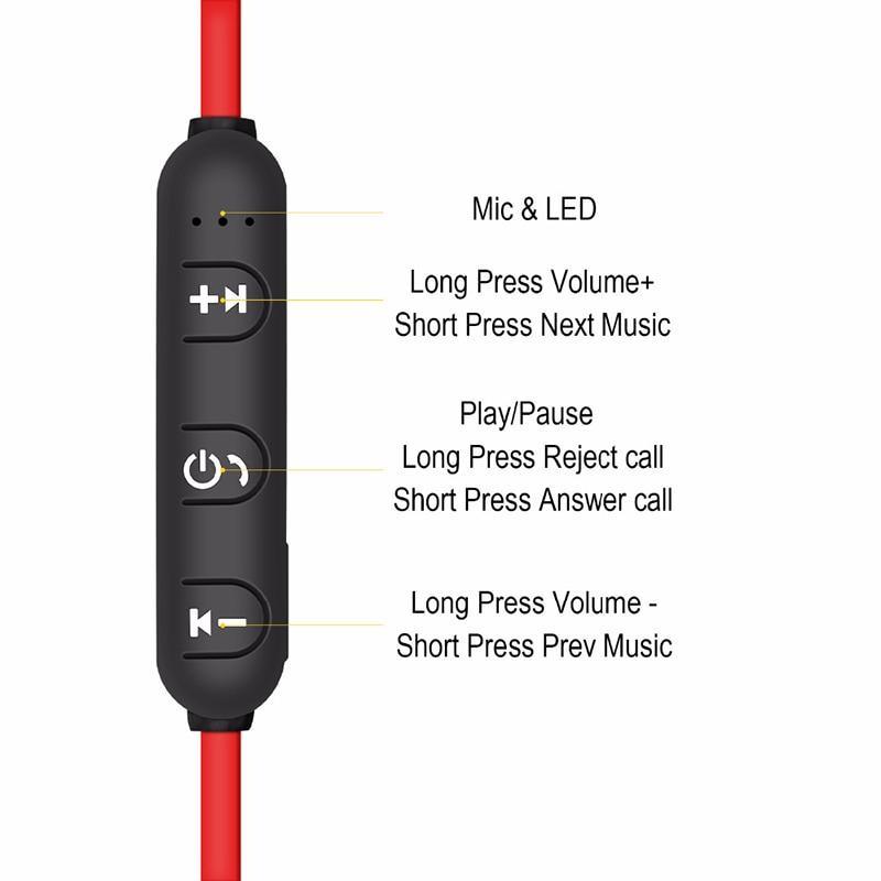 Luxury Modern New 5.0 Bluetooth Earphone Sports Neckband Magnetic Wireless earphones Stereo Earbuds Music Metal Headphones With Mic For All Phones - Black Girl Golf