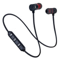 Luxury Modern New 5.0 Bluetooth Earphone Sports Neckband Magnetic Wireless earphones Stereo Earbuds Music Metal Headphones With Mic For All Phones - Black Girl Golf