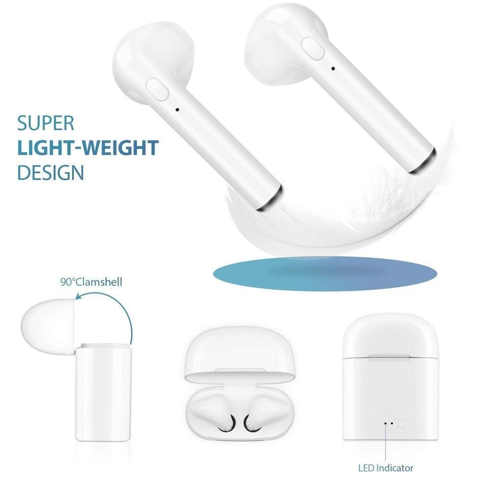 Luxury Modern STEVVEX Wireless Headphone Bluetooth 5.0 Earphone In-Ear Stereo Earbuds Sports Handsfree Headset Binaural call For Cell Phones - Black Girl Golf