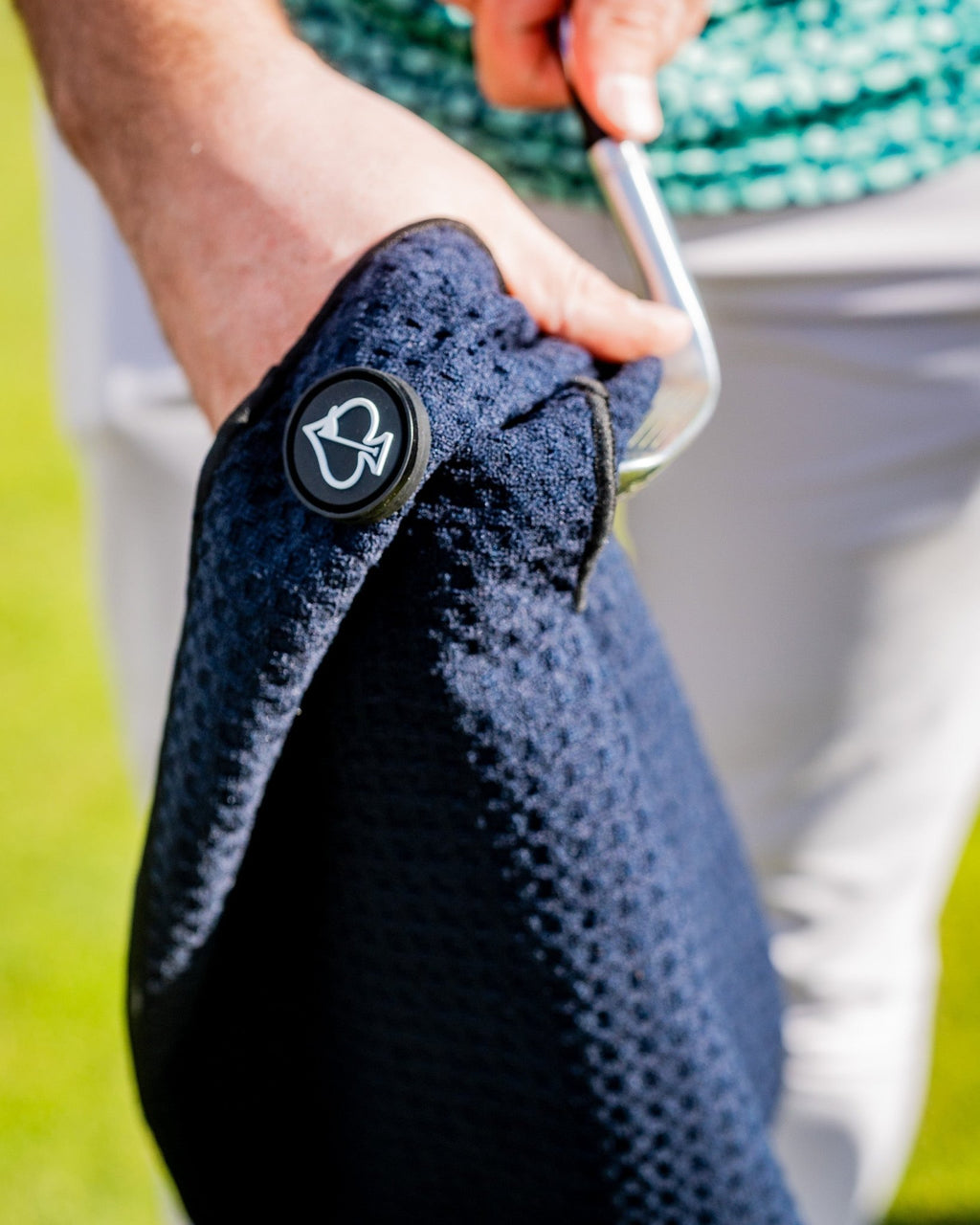Magnetic Towel - Black - Black Girl Golf