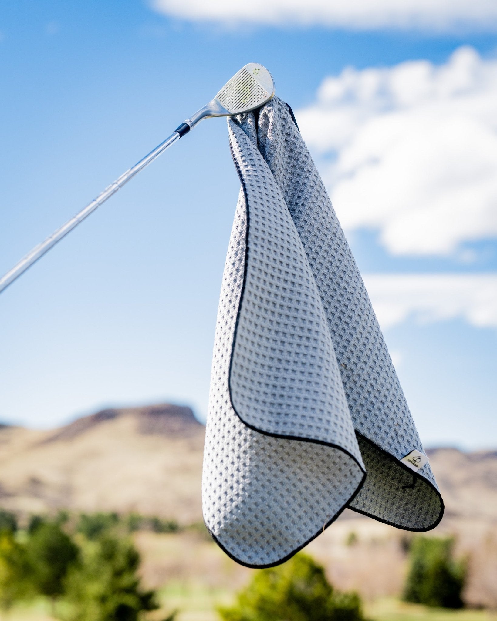 Magnetic Towel - Gray - Black Girl Golf