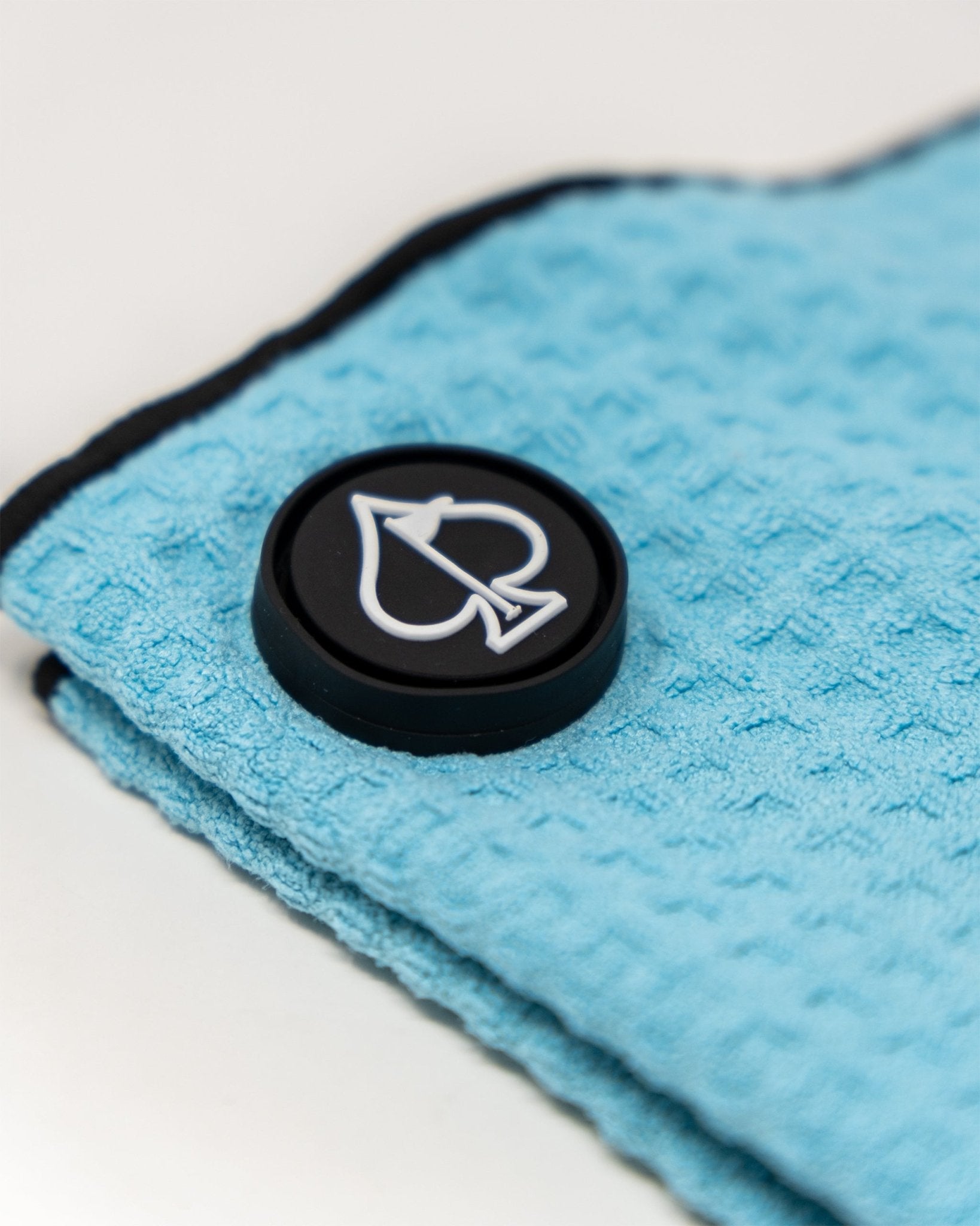 Magnetic Towel - Sky Blue - Black Girl Golf