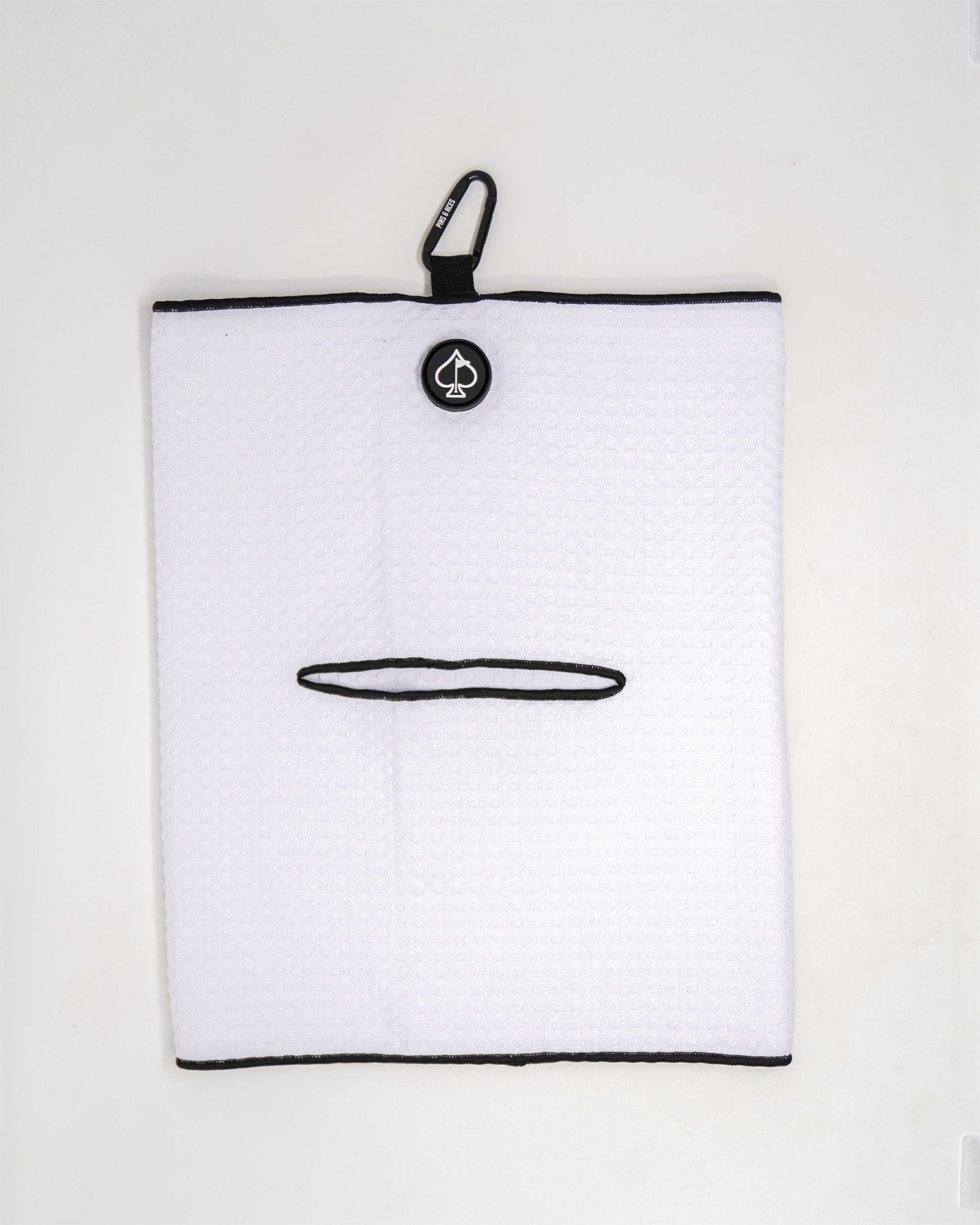 Magnetic Towel - White - Black Girl Golf
