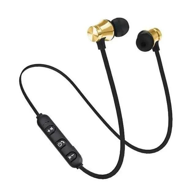 Magnetic Wireless Bluetooth Earphone Music Neckband Sports Earphones For Running & Workout - Black Girl Golf