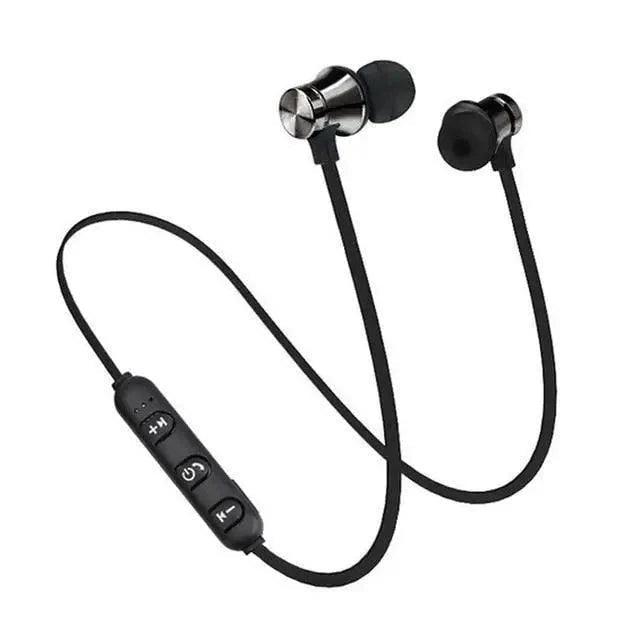 Magnetic Wireless Bluetooth Earphone Music Neckband Sports Earphones For Running & Workout - Black Girl Golf