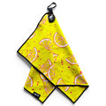 Main Squeeze Golf Towel | 24” x 16” Microfiber Towel | Magnetic Clip & Carabiner | Premium Golf Accessory - Black Girl Golf