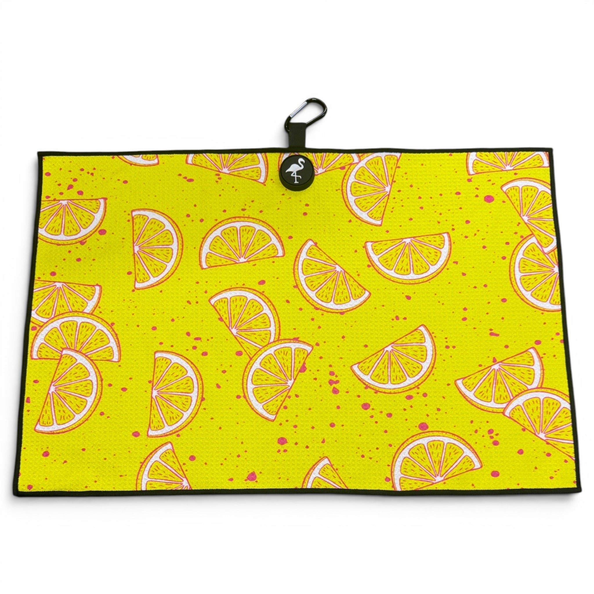 Main Squeeze Golf Towel | 24” x 16” Microfiber Towel | Magnetic Clip & Carabiner | Premium Golf Accessory - Black Girl Golf