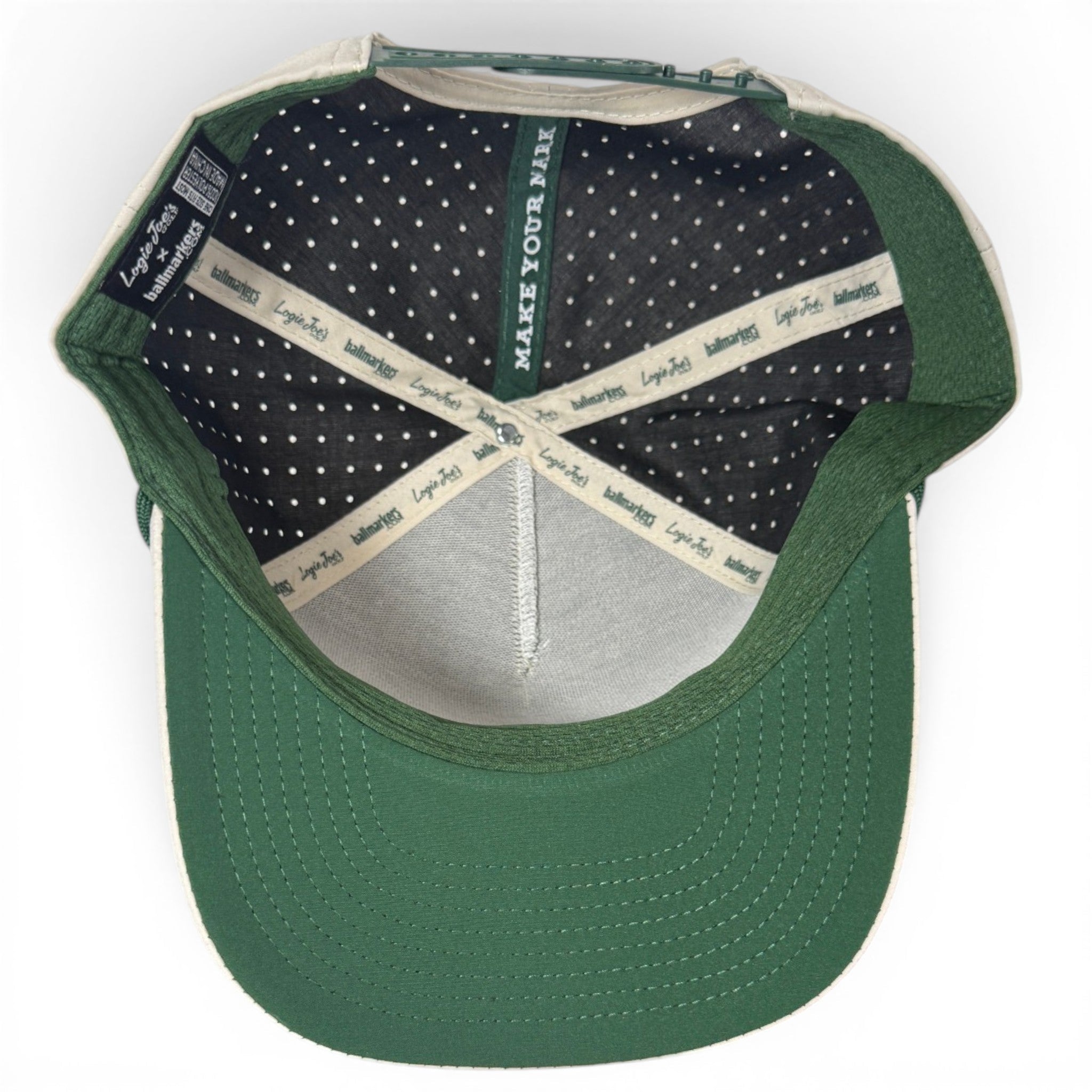 Mallard Golf Hat | Snapback Cap | Built-in Magnetic Ball Marker Holder + Marker Included | Adjustable | Duck - Black Girl Golf
