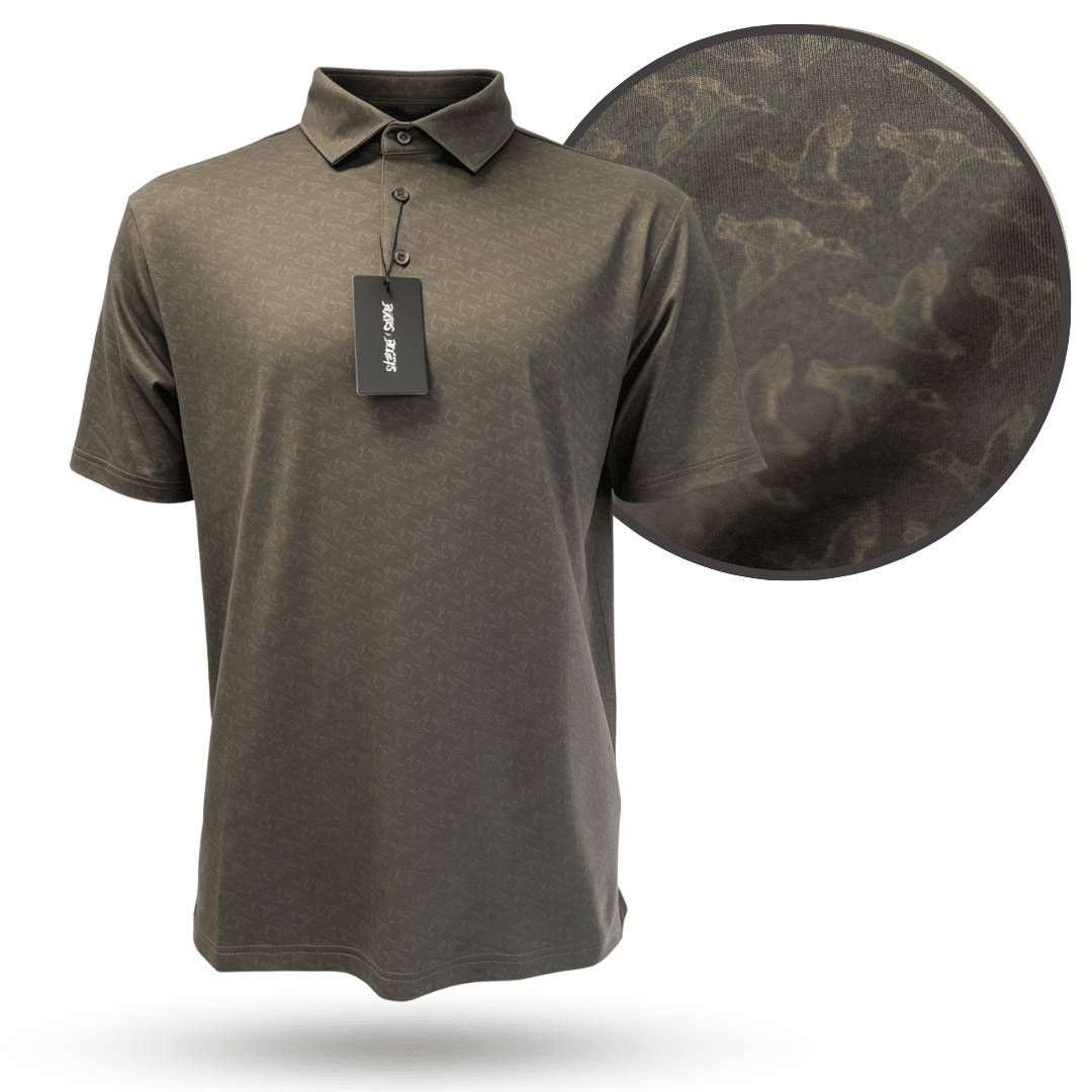"Mallards" Golf Polo - Black Girl Golf