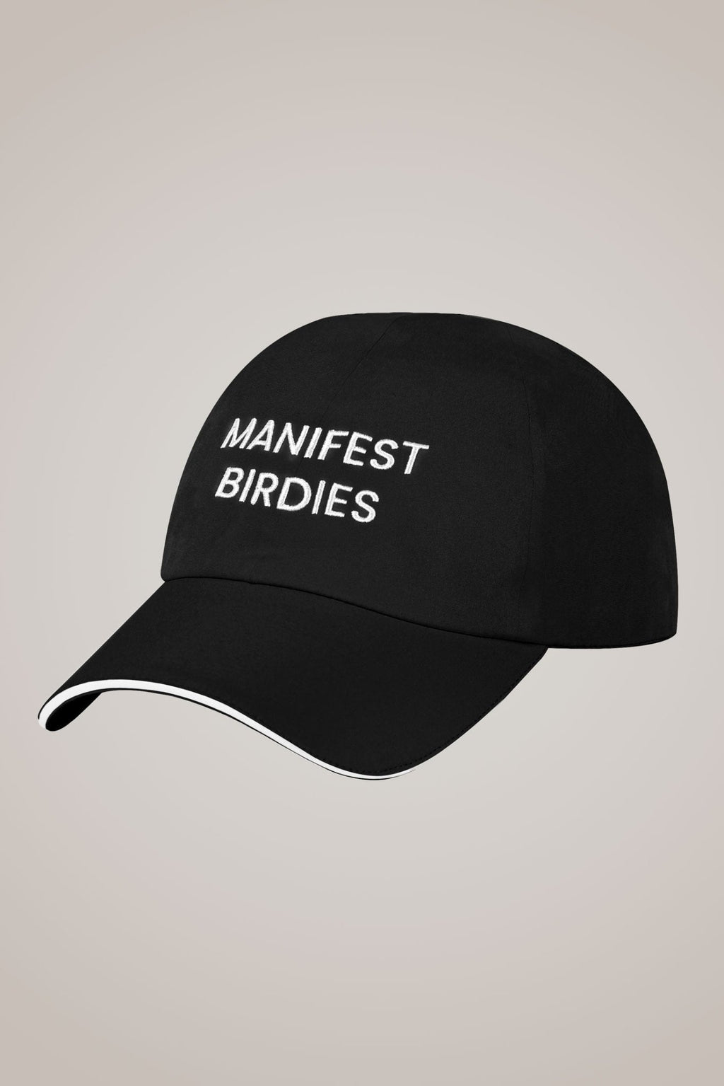 Manifest Birdies Ball Cap in Black - Black Girl Golf