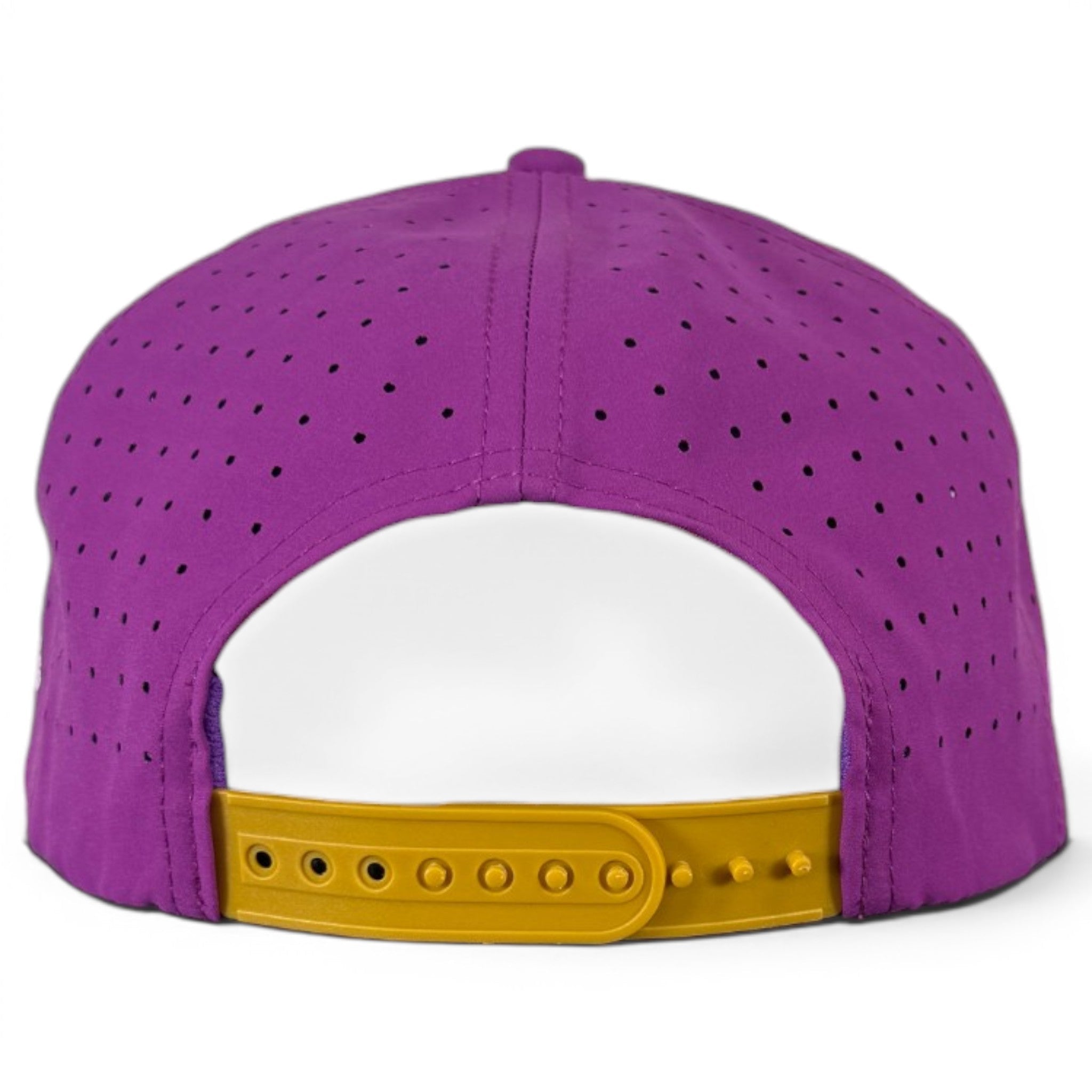Marlin Golf Hat | Snapback Cap | Built-in Magnetic Ball Marker Holder + Marker Included | Adjustable Purple - Black Girl Golf