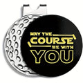 "May The Course Be With You" Golf Ball Marker - Black Girl Golf