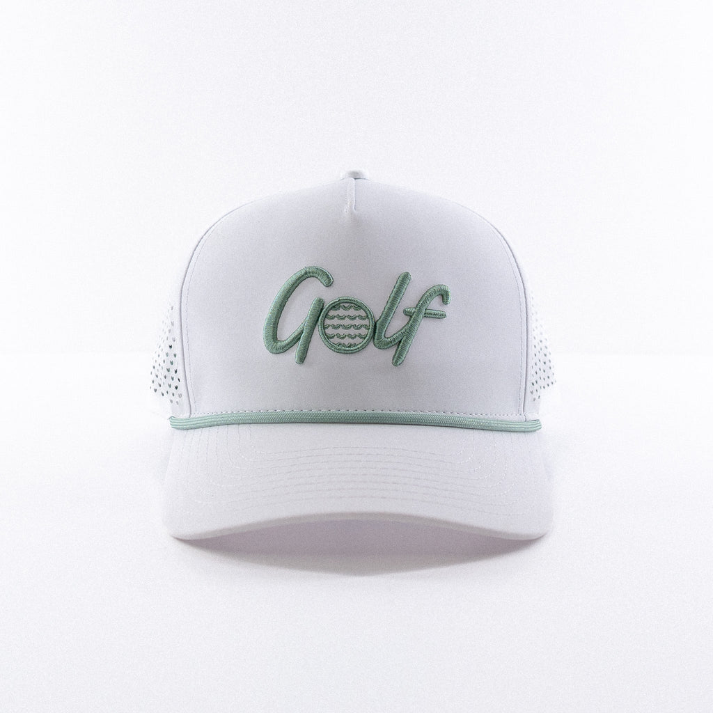 MG Golf Hat - White - Black Girl Golf