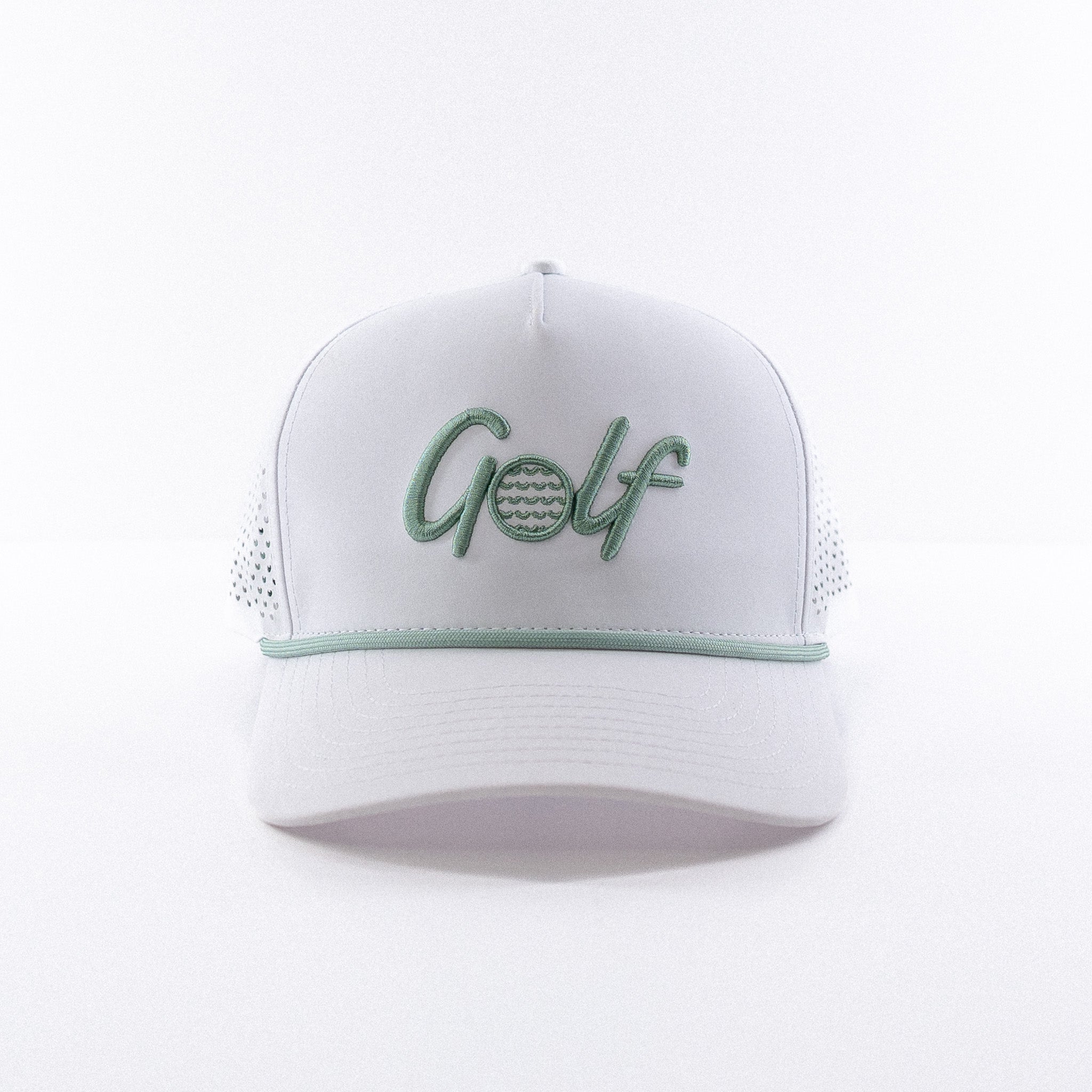 MG Golf Hat - White - Black Girl Golf