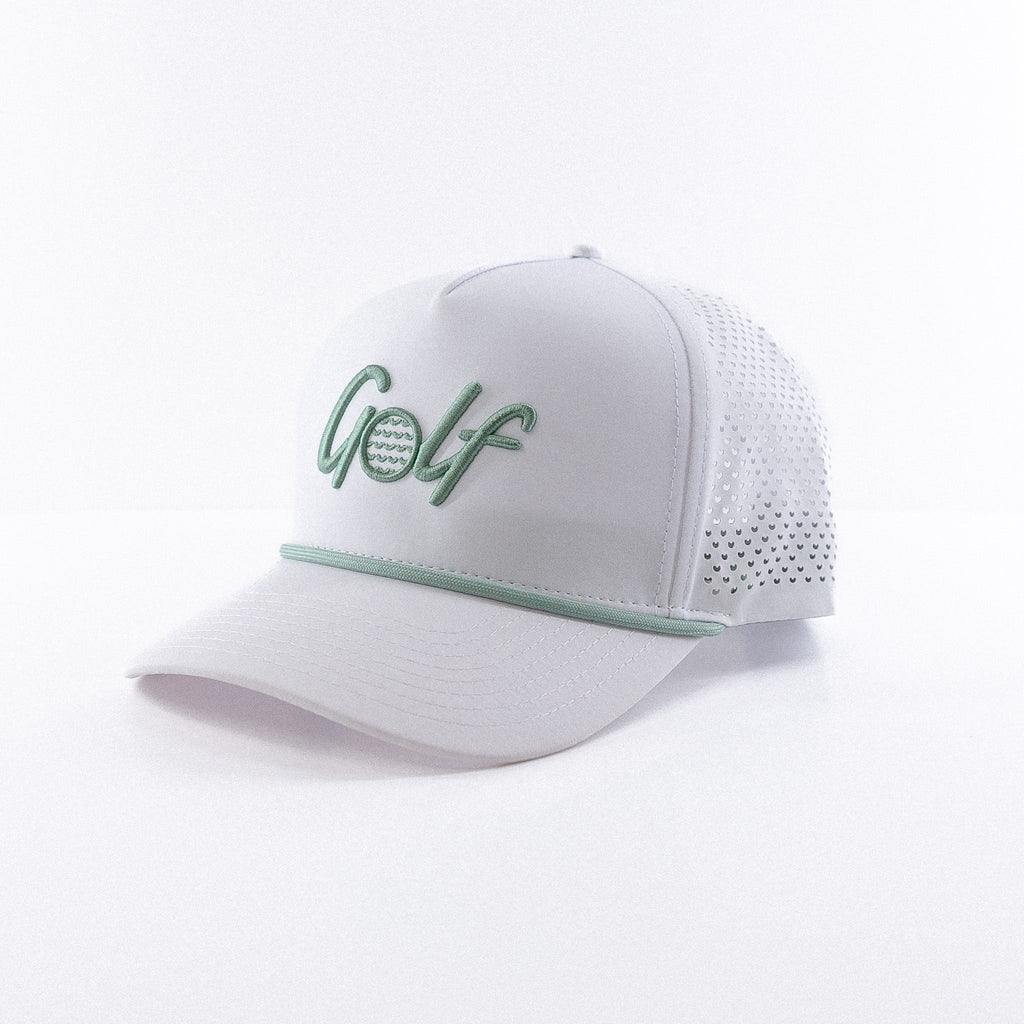 MG Golf Hat - White - Black Girl Golf