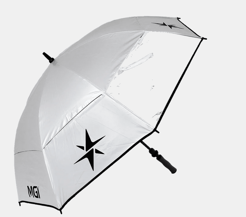 MGI Clear-View Standard Umbrella - Black Girl Golf