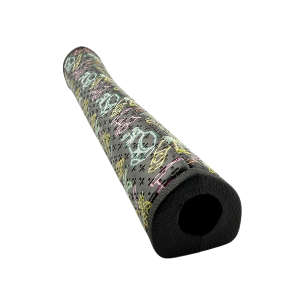 Miami Slice Putter Grip | 2.0 Pistol Grip | Premium PU Material | Soft Tacky Feel | Golf Putter Grip – Neon Slice Design - Black Girl Golf