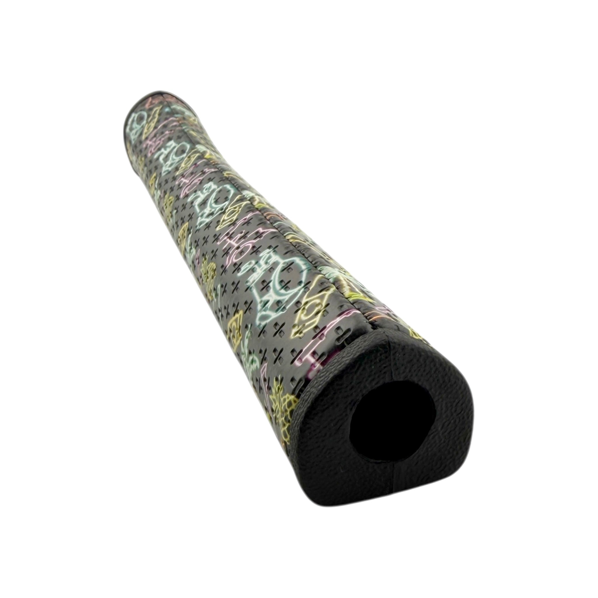 Miami Slice Putter Grip | 2.0 Pistol Grip | Premium PU Material | Soft Tacky Feel | Golf Putter Grip – Neon Slice Design - Black Girl Golf