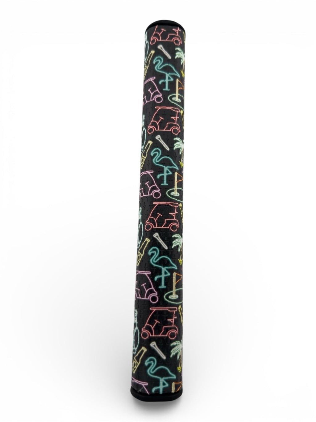 Miami Slice Putter Grip | 3.0 Tour Grip | Premium PU Material | Stable Oversize Feel | Golf Putter Grip – Neon Slice Design - Black Girl Golf