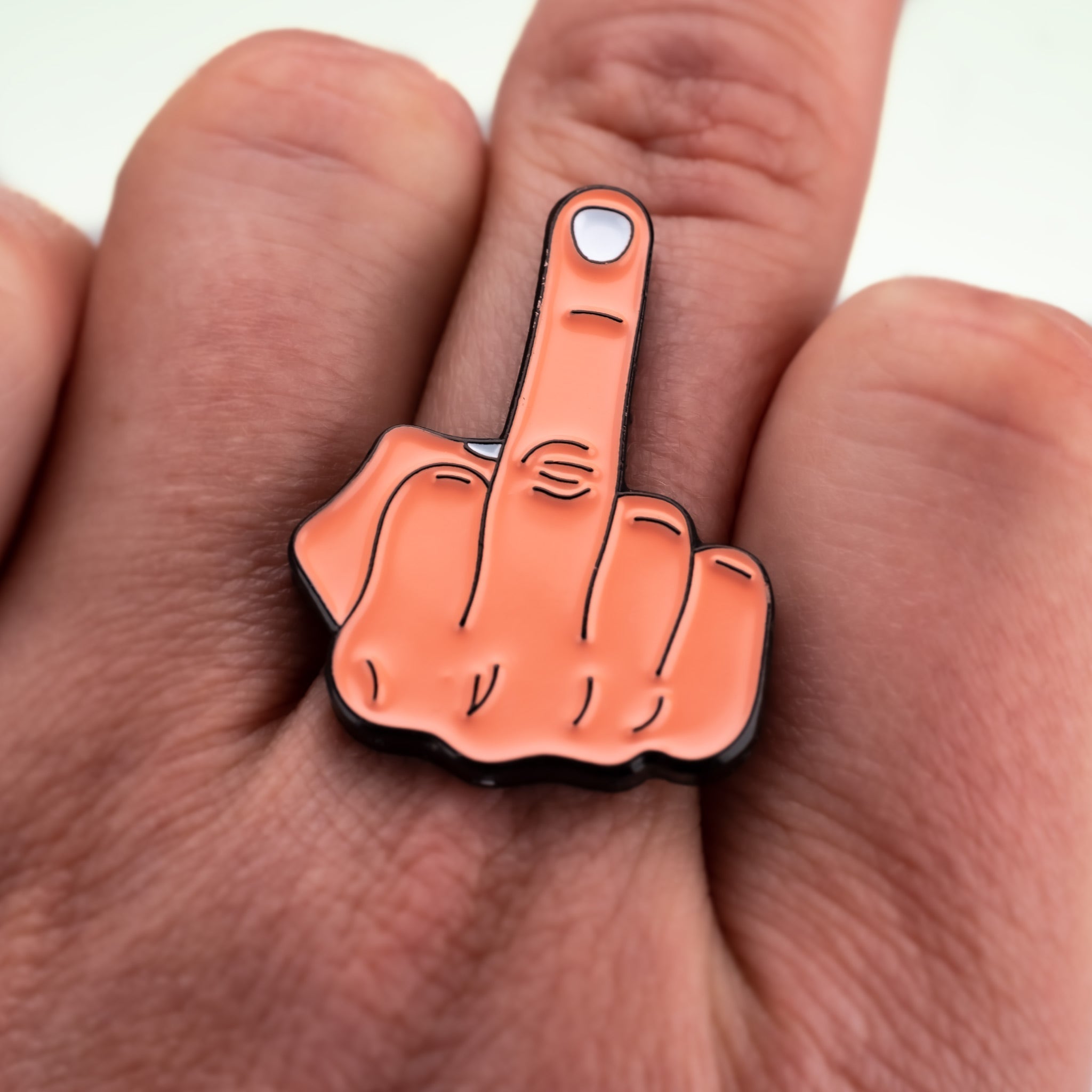 Middle Finger Ball Marker - Black Girl Golf