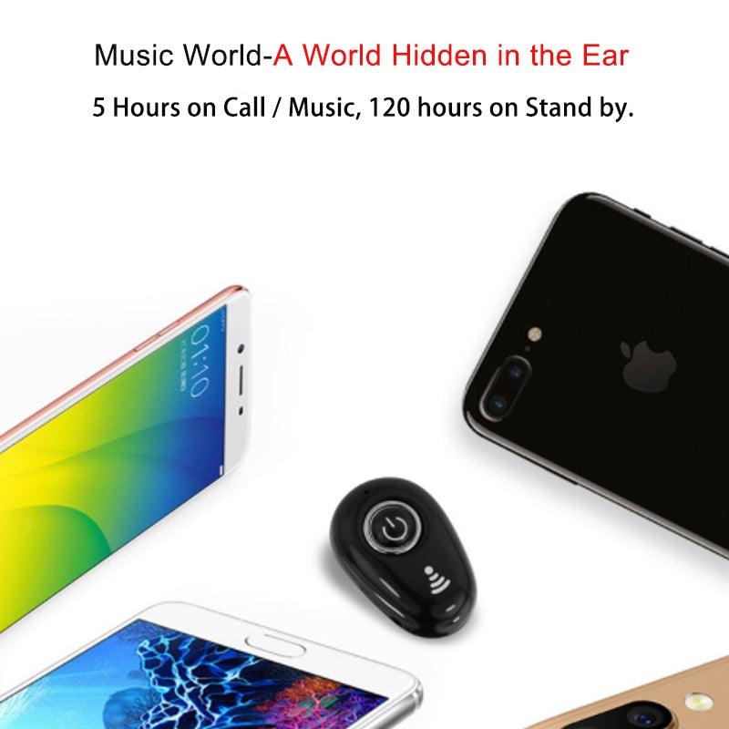 Mini Invisible Ture Wireless Earphone Noise Cancelling Bluetooth Headphone Handsfree Stereo Headset TWS Earbud With Microphone Smallest Bluetooth Earbud Invisible Bluetooth Earpiece for Cell Phones Mini Wireless Earbuds with Mic - Black Girl Golf