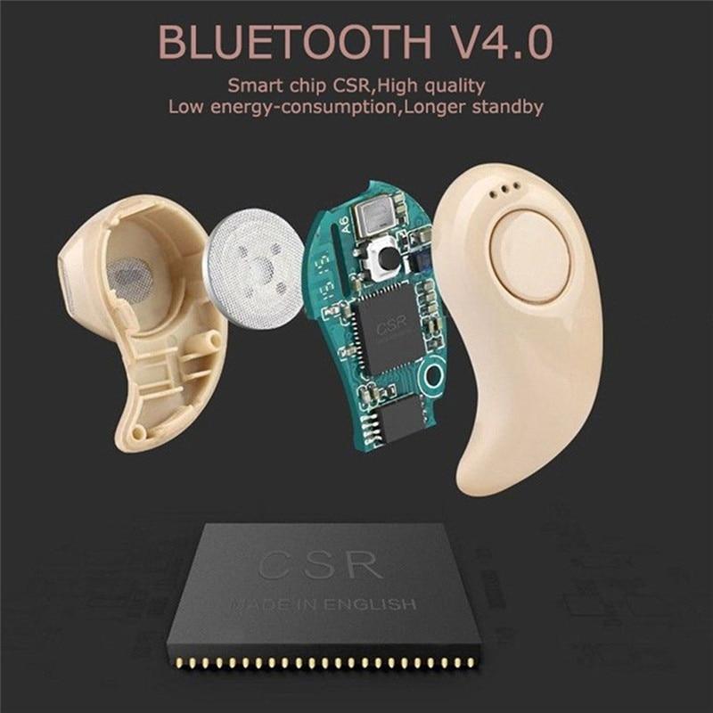 Mini Wireless Bluetooth Earphone in Ear Sport with Mic Handsfree Headset Earbuds for All Phone Android - Black Girl Golf