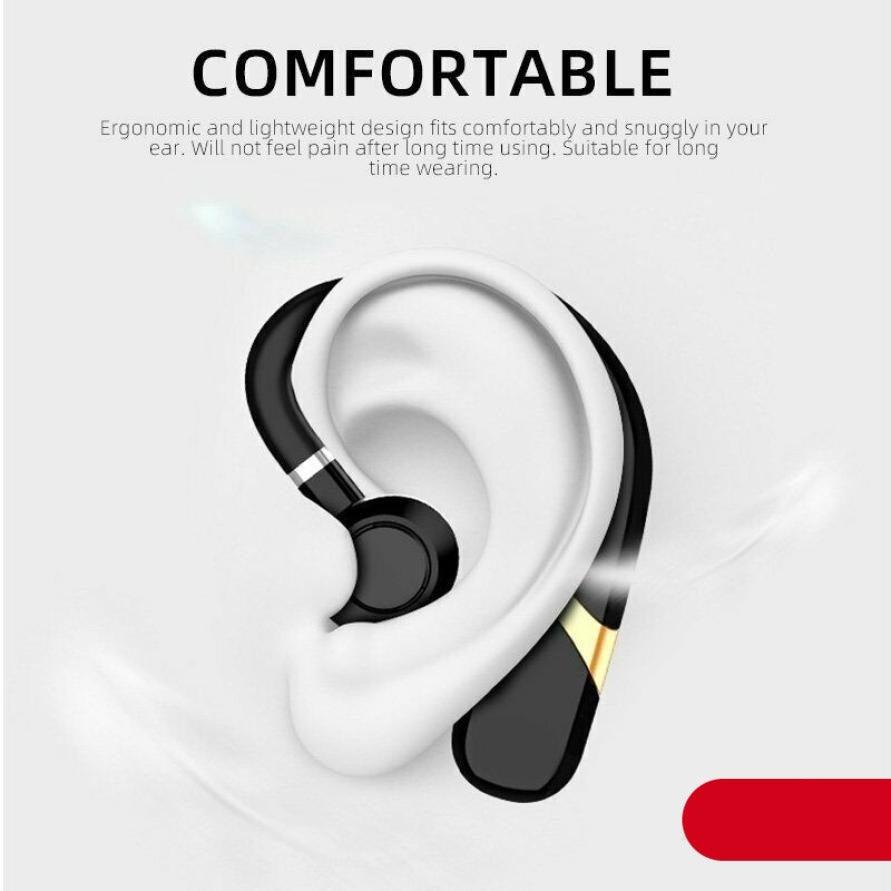 Mini Wireless Earbuds Bluetooth 5.0 In Ear Light-Weight Headphones Built-in Microphone Quality Sound Long Distance Wireless Bluetooth Earphone Ear Hook Business Single Headphone With Mic Handsfree Drive Call Sports Headset Earbud For Phones - Black Girl Golf