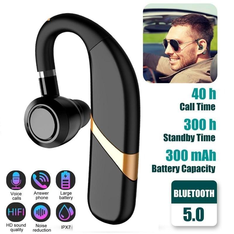 Mini Wireless Earbuds Bluetooth 5.0 In Ear Light-Weight Headphones Built-in Microphone Quality Sound Long Distance Wireless Bluetooth Earphone Ear Hook Business Single Headphone With Mic Handsfree Drive Call Sports Headset Earbud For Phones - Black Girl Golf