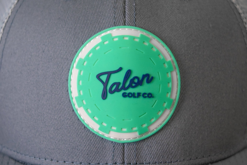 Mint Poker Chip Trucker Hat - Black Girl Golf