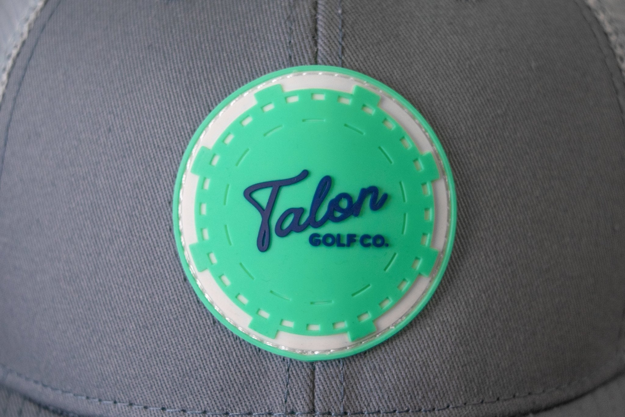 Mint Poker Chip Trucker Hat - Black Girl Golf