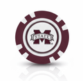 Mississippi State Bulldogs Officially Licensed Poker Chip Ball Marker - Black Girl Golf