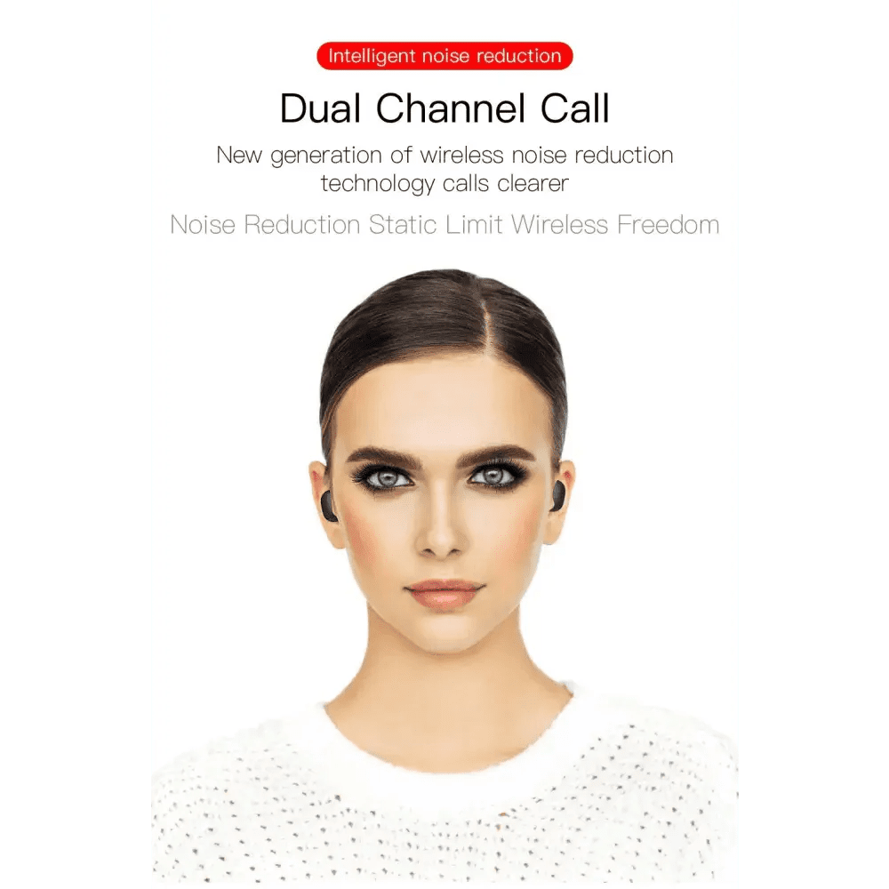 Modern Style Bluetooth 5.0 Headphones Stereo Wireless Ear Buds In Ear Hands Free Earphones Sports Headset Quality Sound - Black Girl Golf