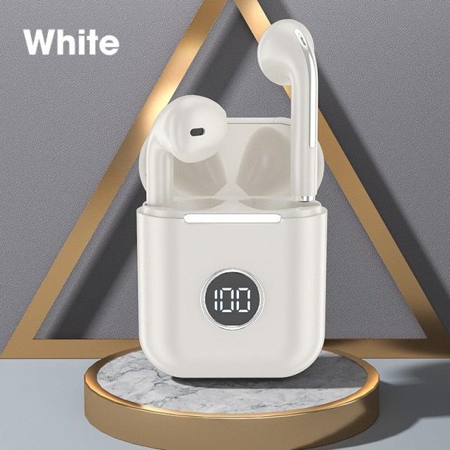 Modern White Wireless Bluetooth Headphones Waterproof HIFI-Sound Music Earphones For Outdoor Sport Workout Headset Sports Headphones Wireless Wearable Music Player Built-in Sweatproof Headphones With Charging Case Bluetooth 5.0 - Black Girl Golf